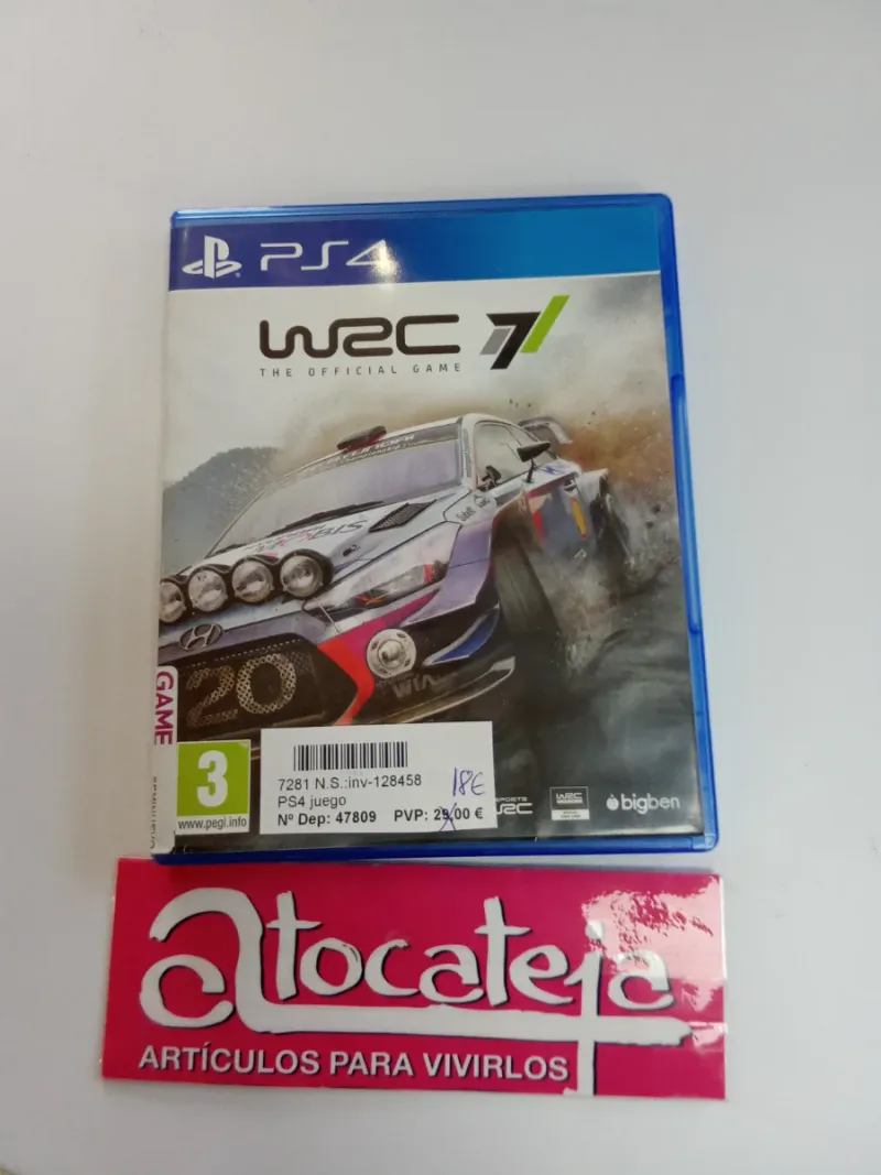 PS4 WRC 7 Juego