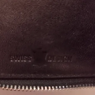 Cartera piel Moon Negra con Cremallera