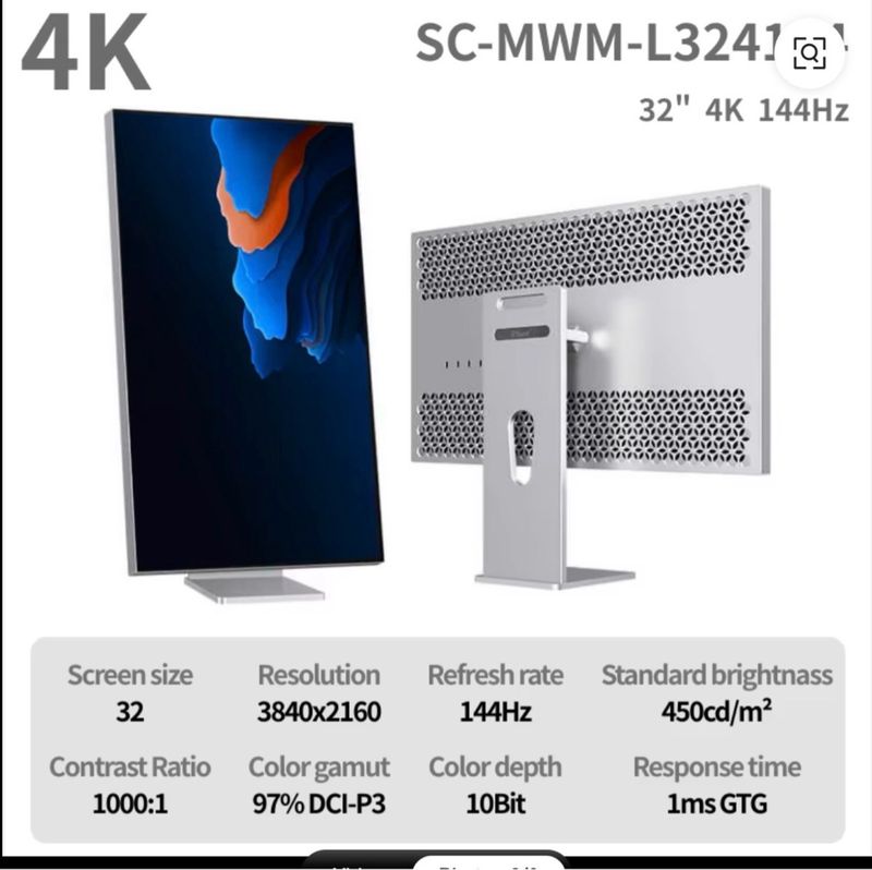 Alibaba Display 32 4K  Apple studio clone afbeelding 5