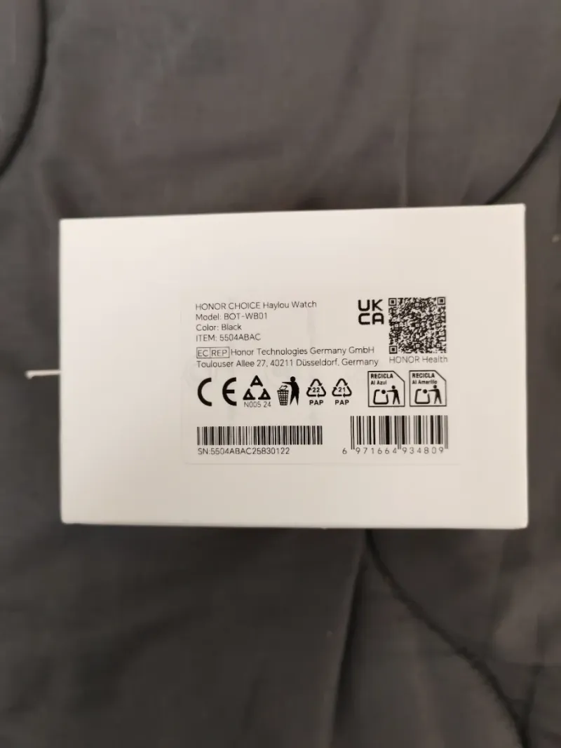 Smartwatch Honor Choice Negro afbeelding 6
