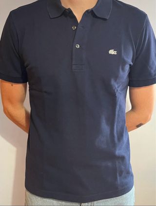 Polo Lacoste Azul Marino