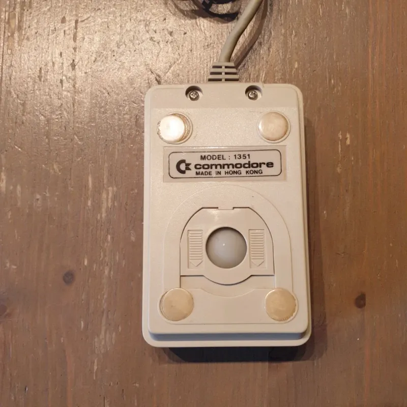Mouse Commodore 1351 C64/C128 - Caja y Manual - N3 afbeelding 4