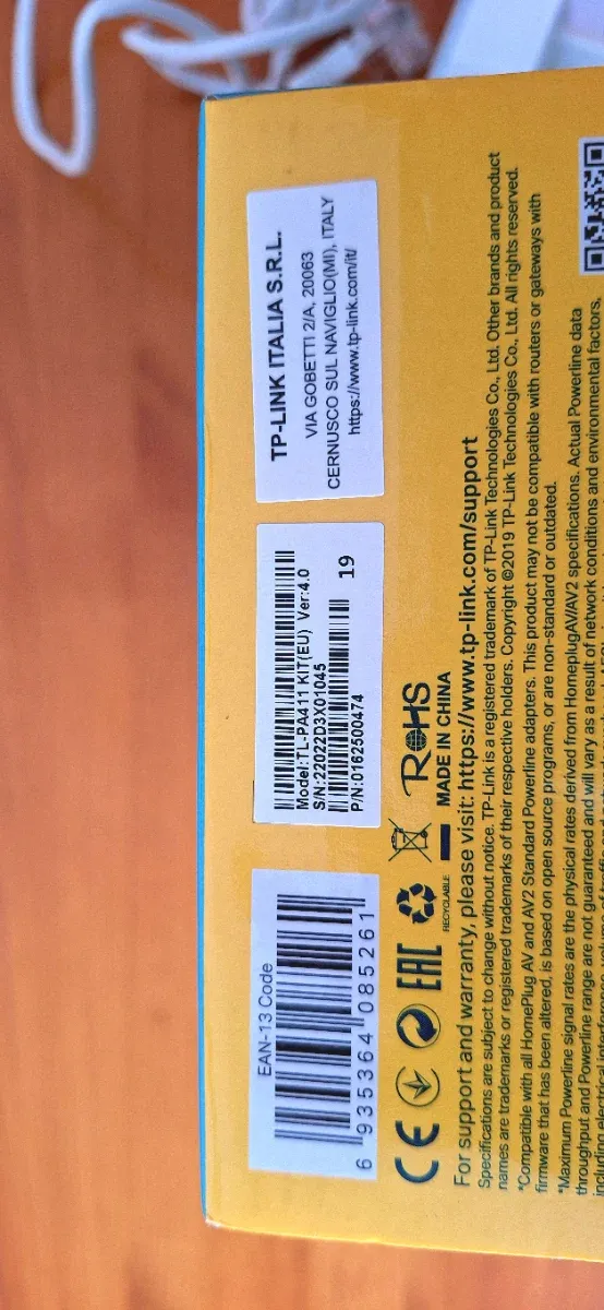 Kit de inicio Powerline TP-Link AV600 afbeelding 5