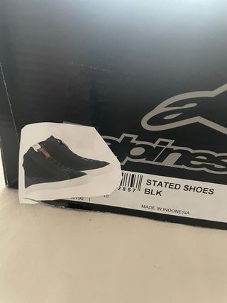 Botas Alpinestars Negras Moto STATED SHOES BLACK.