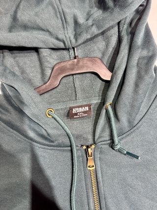 Vestido Sudadera Verde Urbano Clasic 4XL