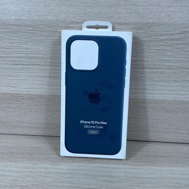 Funda Silicona MagSafe iPhone 15 Pro Max Azul
