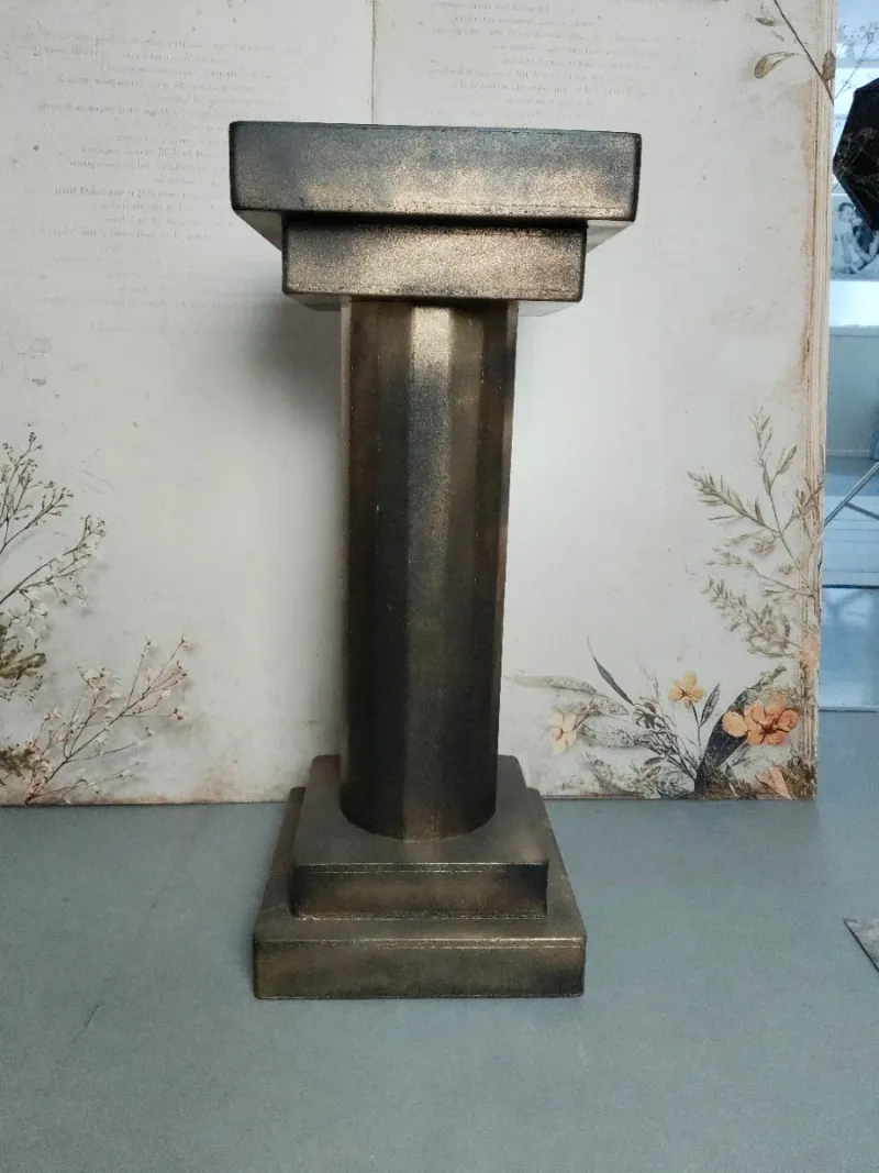 Columna decorativa para fotografía