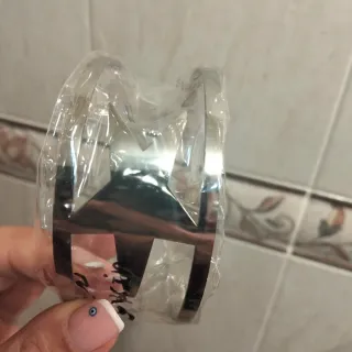 Brazalete Acero Estrella Plata