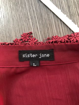 Camisa Sister Jane Roja Talla L