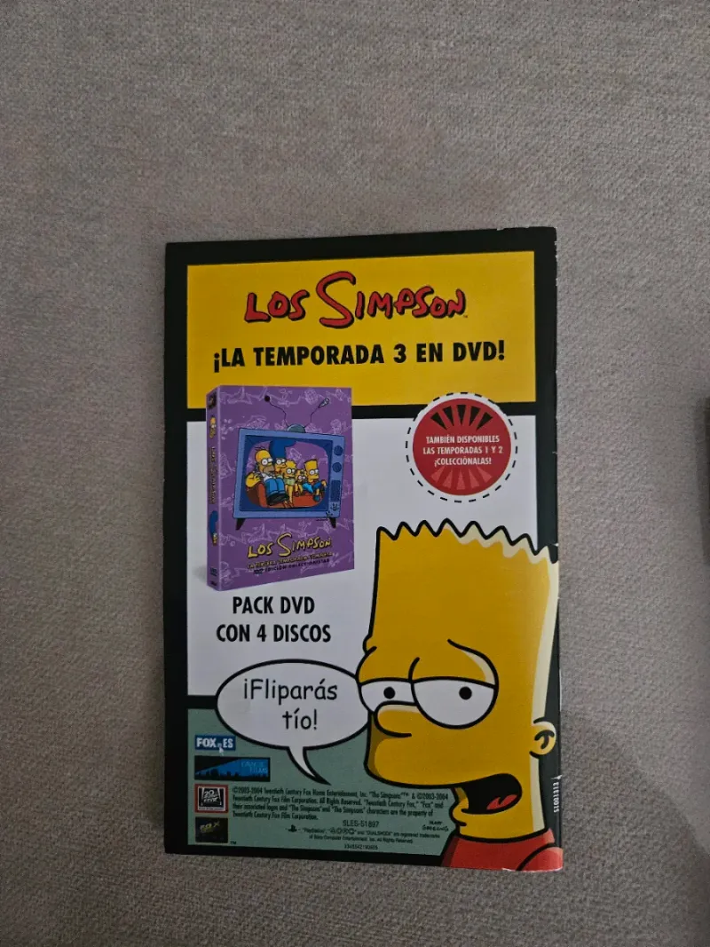 Caratula + libro Videojuego The Simpsons Hit & Run afbeelding 4