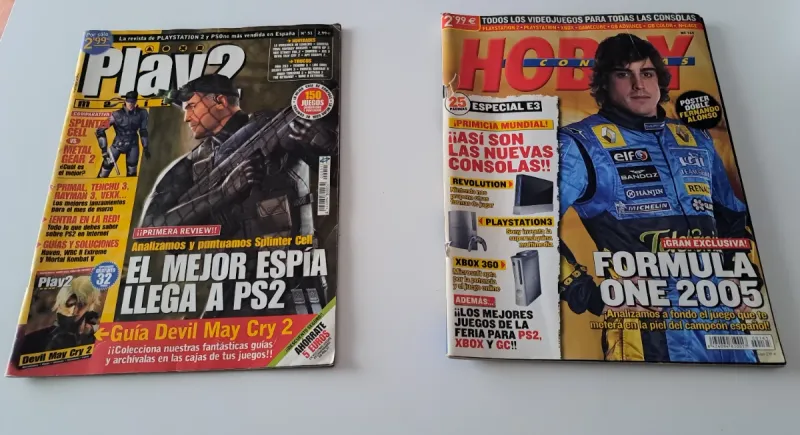 2 Revistas videojuegos.