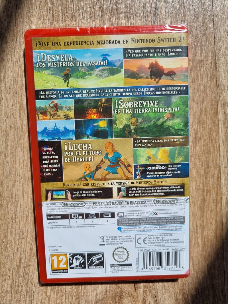 Zelda Breath of the Wild Switch 2 Precintado afbeelding 2