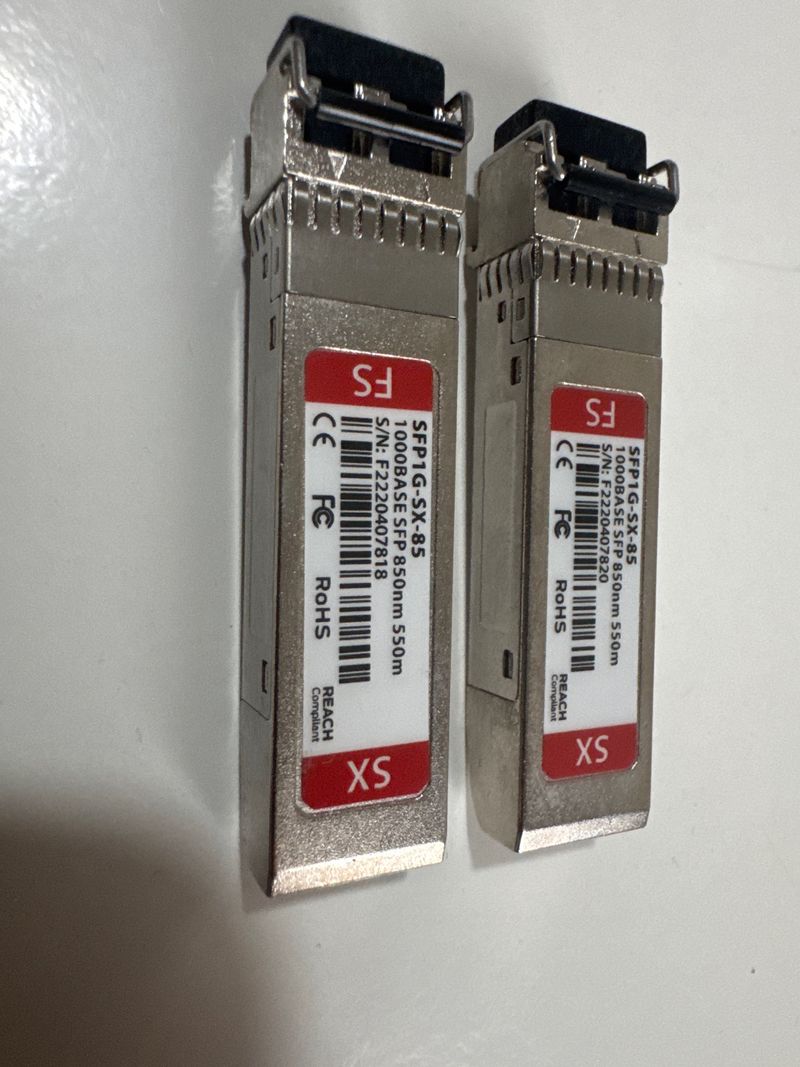 Módulos transceptores fibra óptica FS SFP1G-SX-85