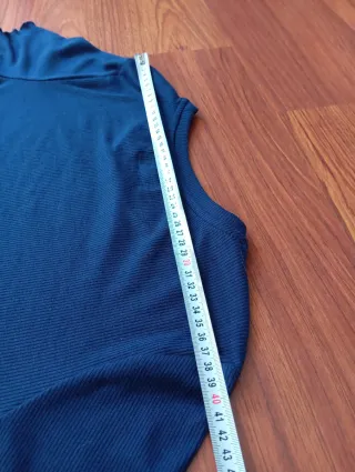 Camiseta azul marino mujer manga corta