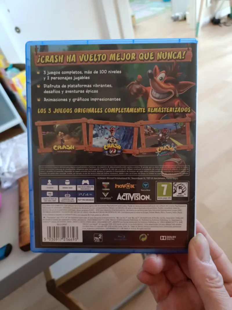 Crash Bandicoot N. Sane Trilogy PS4🇪🇸 afbeelding 2