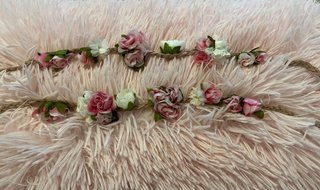 2 Cinturones Infantiles + Diadema Flores