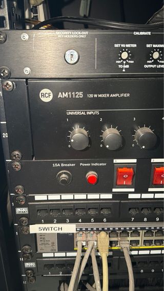 Rack Telecomunicaciones Red, Sonido y Seguridad