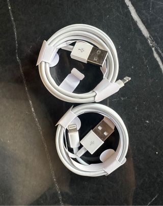 2 Cables iPhone Originales Apple