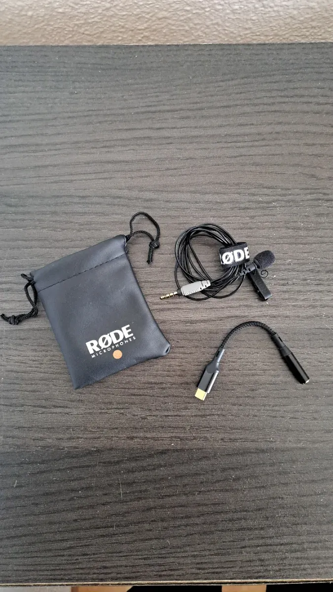 Micrófono Rode + Adaptador USB-C