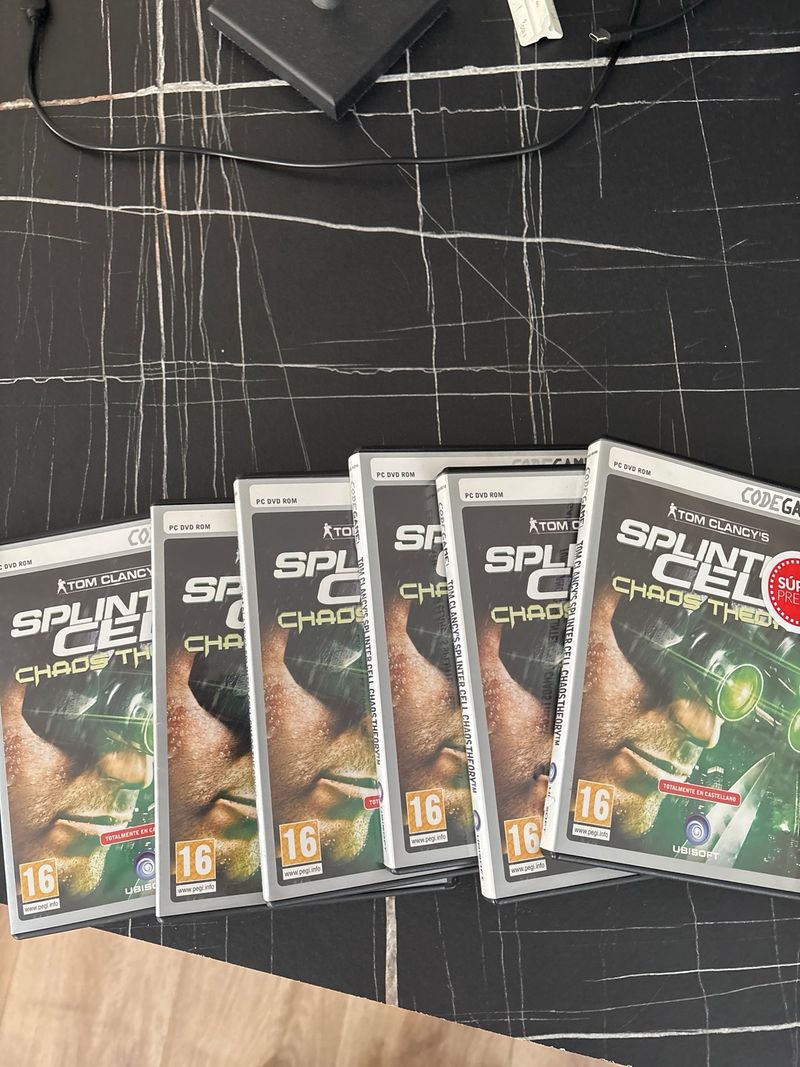 6x Splinter Cell Chaos Theory PC DVD afbeelding 2