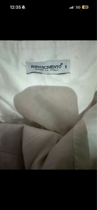 Vestito floreale bianco e rosa taglia S