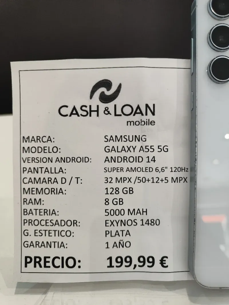 Samsung Galaxy A55 5G 128GB Iceblue afbeelding 4
