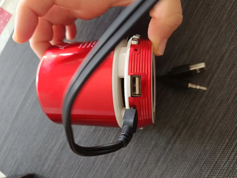 Altavoz Portátil SAMPHONE Rojo afbeelding 4