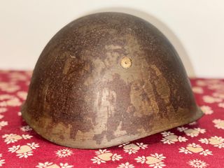 Elmetto italiano M33 bellico MM 114