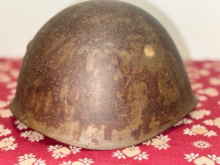 Elmetto italiano M33 bellico MM 114