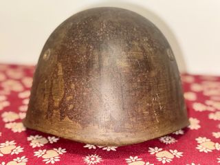 Elmetto italiano M33 bellico MM 114