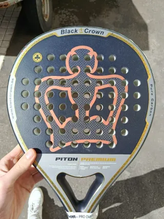 Pala de pádel Black Crown Piton Premium