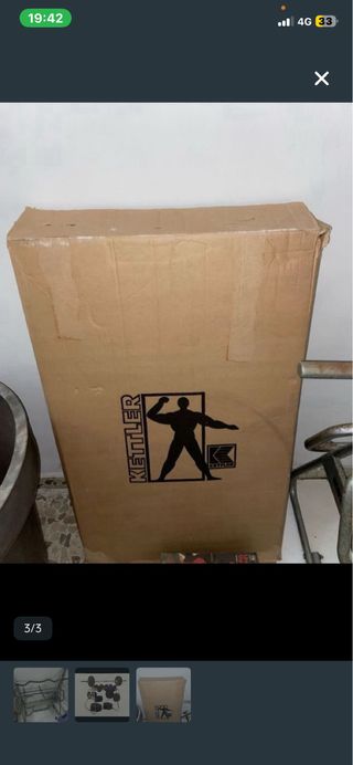 Soporte Kettler para barras y pesas