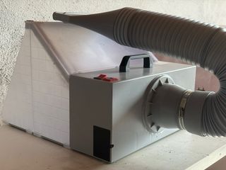 Cabina de pintura aerografía con luz integrada