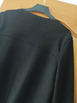 Cárdigan Negro y Gris Reversible