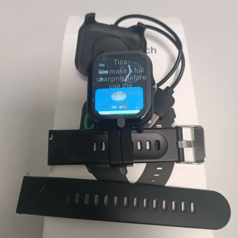 Smartwatch negro sin logo afbeelding 2