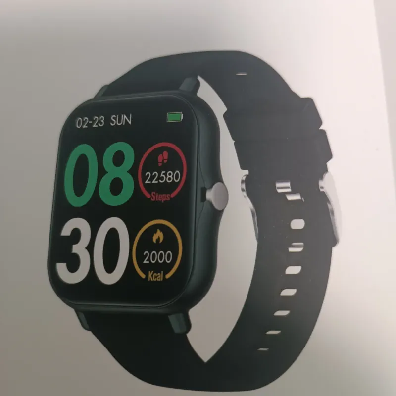 Smartwatch negro sin logo afbeelding 3