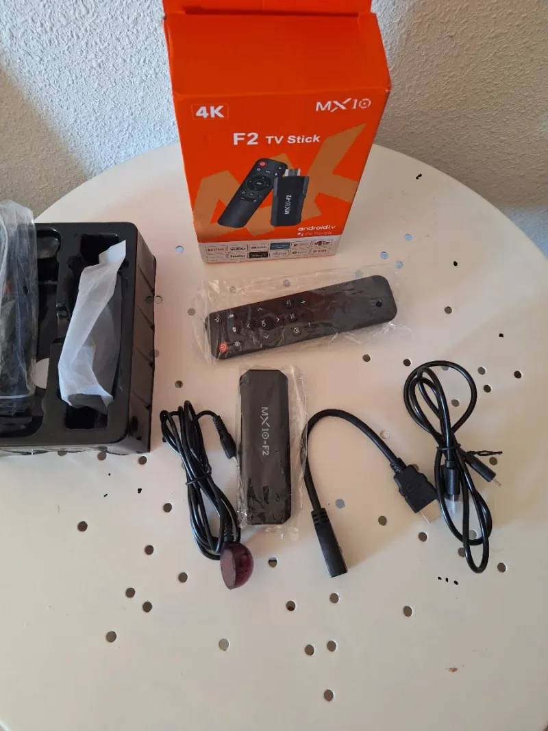 MX10 4K F2 TV Stick Android TV afbeelding 2