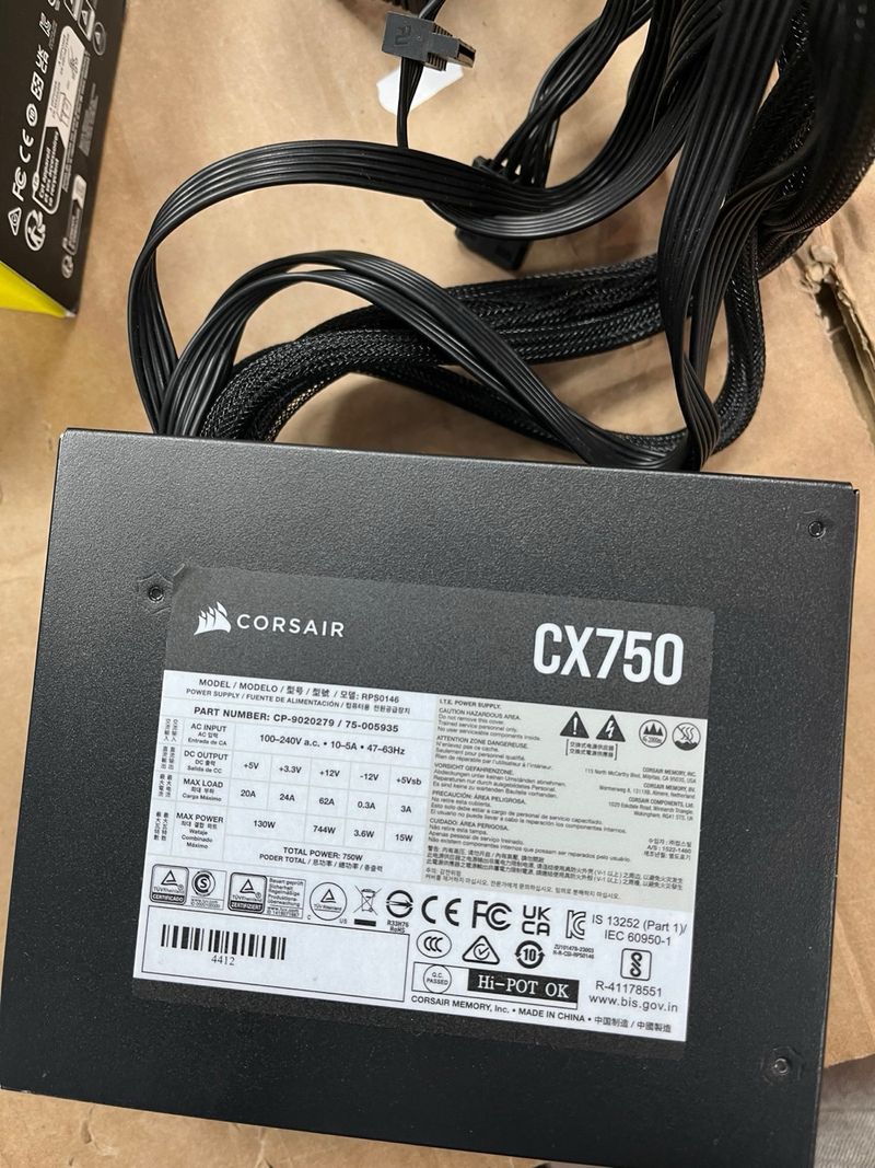 Fuente Alimentación Corsair CX750 750 W#233696 afbeelding 4