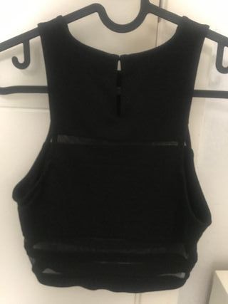 Alexander Wang Crop Top Negro