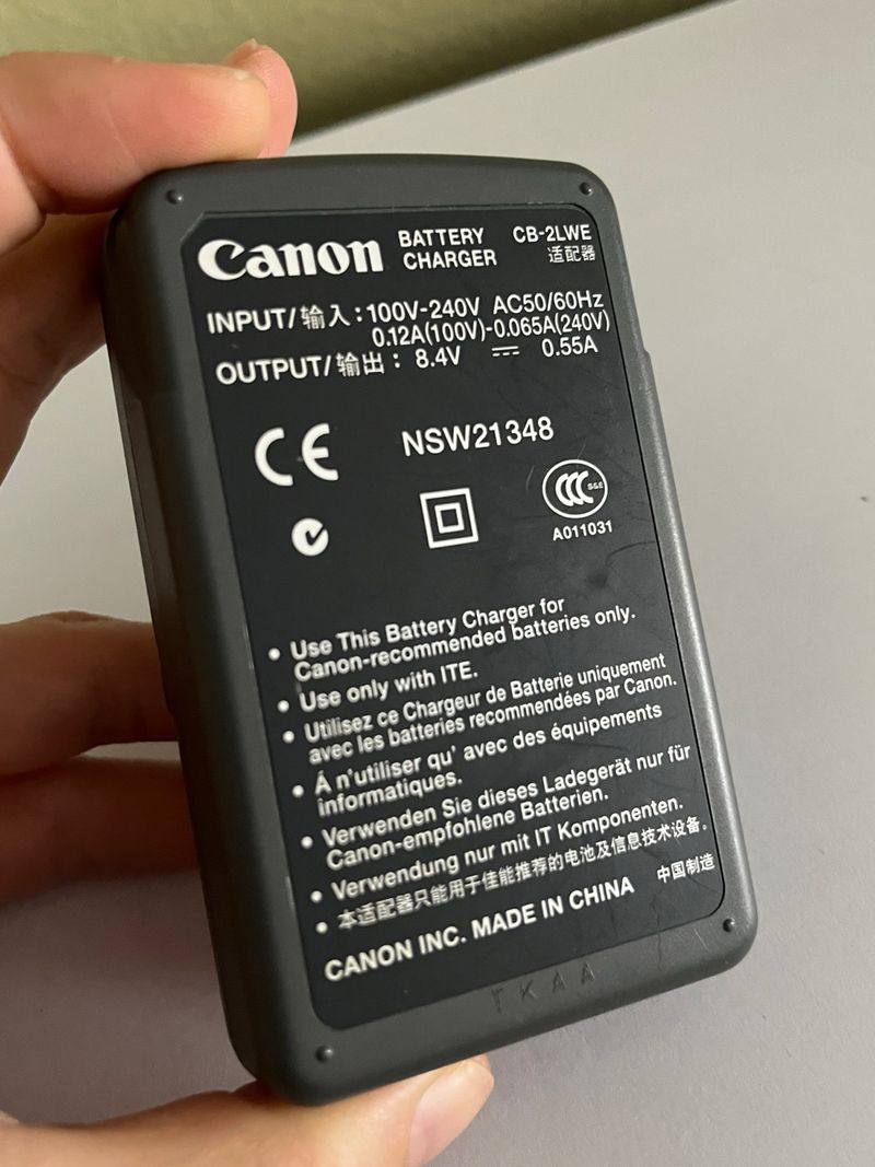 Cargador Canon Batería afbeelding 2