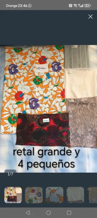 10 Lotes de Retales. Para Alona.