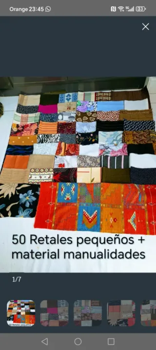 10 Lotes de Retales. Para Alona.