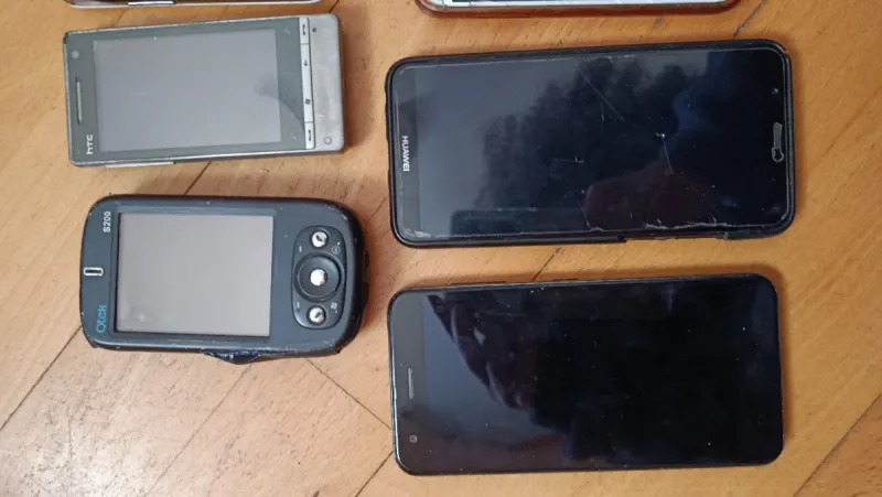 Lote móviles antiguos, para colección o piezas. afbeelding 5
