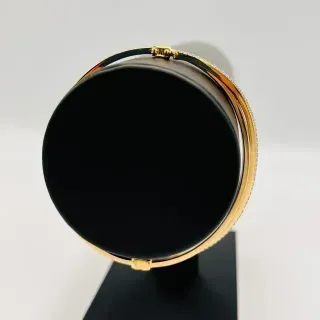 Pulsera rígida 18K con circonitas
