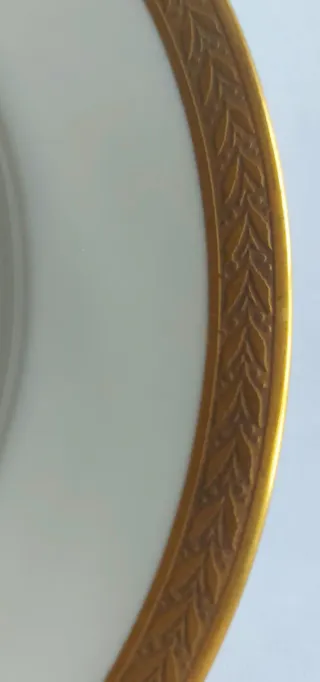 Plato La Cartuja de Sevilla Heraldo Dorado