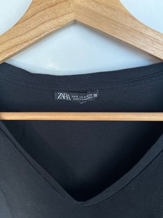 Pack 2 Camisetas Zara Blancas V-Neck