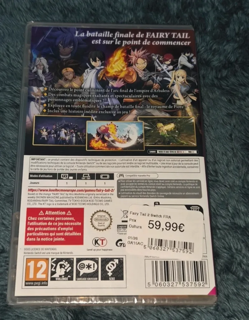 (NUEVO) Fairy Tail 2 - Nintendo Switch afbeelding 2