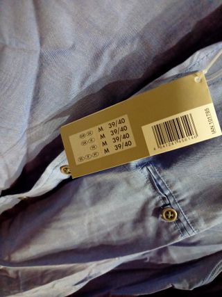 Camisa LIVERGY azul Talla M nueva y elegante