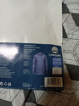 Camisa LIVERGY azul Talla M nueva y elegante