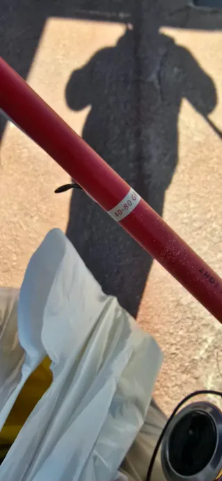 Caña de 2,10 metros con carrete